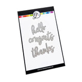 Scripted Sentiments Trio Word Dies