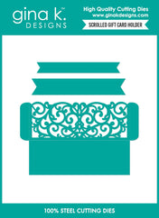 Scrolled Gift Card Holder Die Set