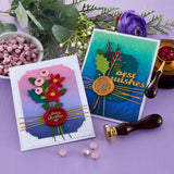 Popular Sentiments Etched Dies from the Sealed for Christmas Collection