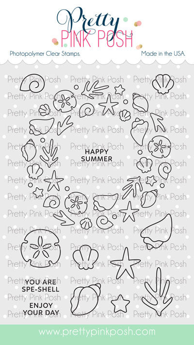 Seashell Wreath Stamp Set