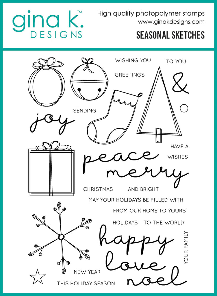 Seasonal Sketches Stamp Set