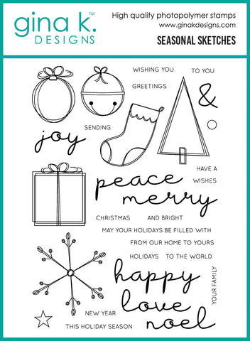 Seasonal Sketches Stamp Set