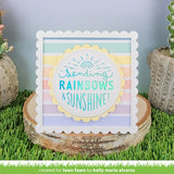Foiled Sentiments: Sending Rainbows Hot Foil Plate