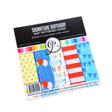 Signature Birthday Patterned Paper