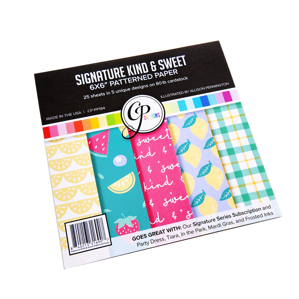 Signature Kind & Sweet Patterned Paper
