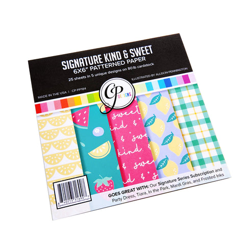 Signature Kind & Sweet Patterned Paper