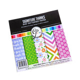 Signature Thanks Patterned Paper