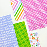 Signature Thanks Patterned Paper