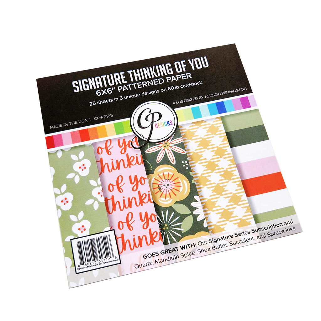 Signature Thinking of You Patterned Paper