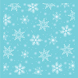 Snowflakes Background - Set Of 2 Layering Stencils