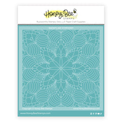 Snowflake Symphony Background Stencil