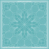 Snowflake Symphony Background Stencil