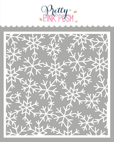 Snowflake Background Stencil