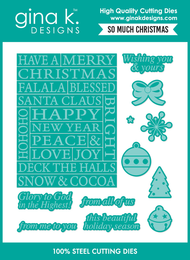 So Much Christmas Die Set