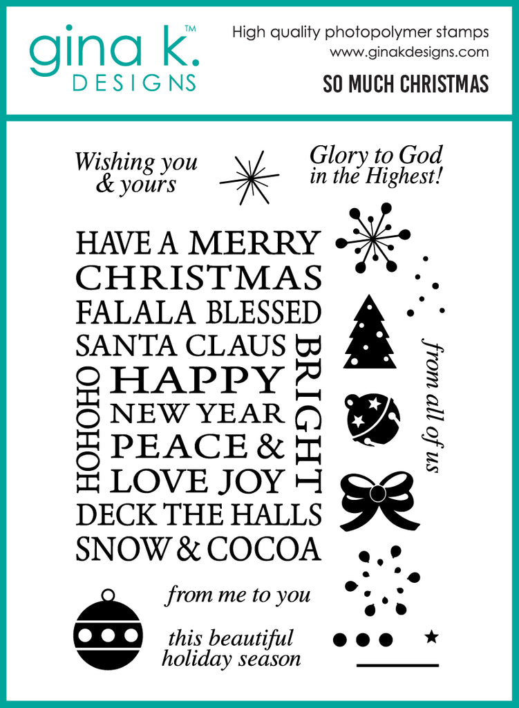 So Much Christmas Stamp Set