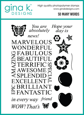 So Many Words Stamp Set