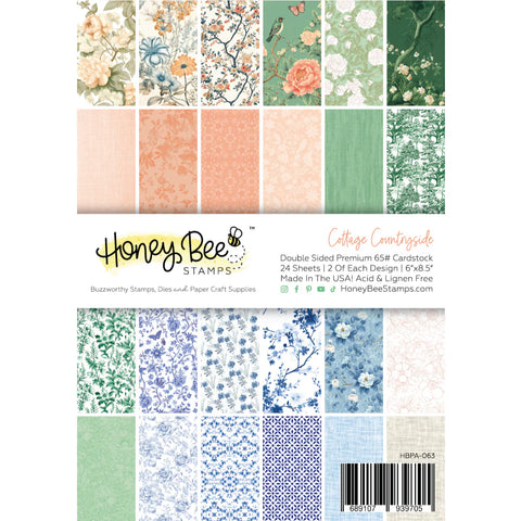 Cottage Countryside Paper Pad 6x8.5 - 24 Double Sided Sheets