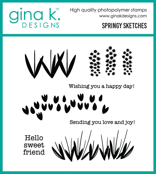 Springy Sketches Stamp Set