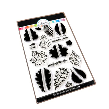 Stamp-a-side Leaves Stamp Set