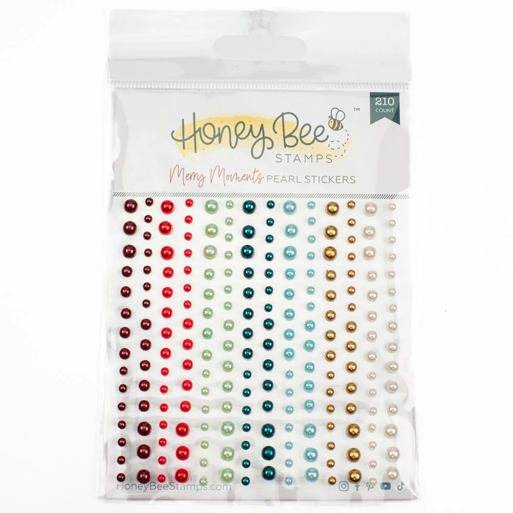 Merry Moments Pearls Stickers - 210 Count