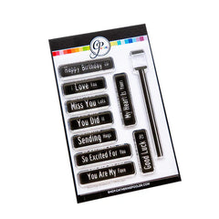 Street Sign Sentiments Stamp Set