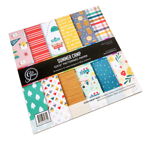 Summer Camp 12x12 Patterned Paper