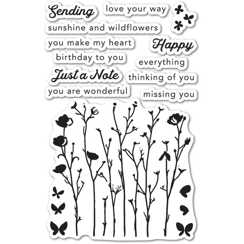 Sunshine And Wildflowers Clear Stamp Set