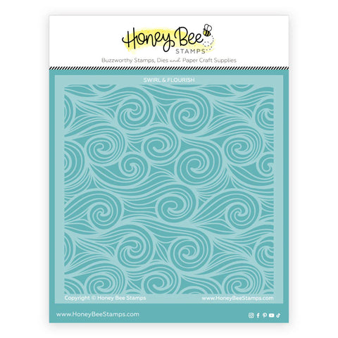 Swirl & Flourish 6x6 Background Stencils
