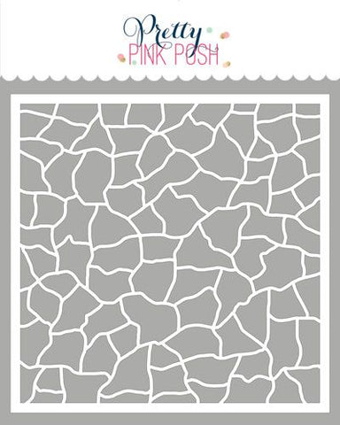 Crackle Background Stencil