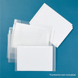 5 Pack Tabbed Divider Pockets from Totally Tiffany - 9" x 6"