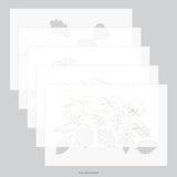 Thankful Leaves Stencil Pack (5 qty.; 6 x 9)
