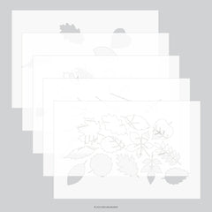 Thankful Leaves Stencil Pack (5 qty.; 6 x 9)