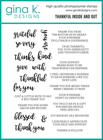 Thankful Inside and Out Stamp Set