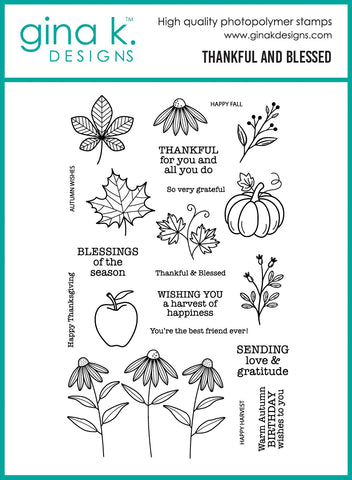 Thankful and Blessed Stamp Set