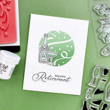 Hooray for Confetti Background Stamp