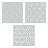 Thoughtful Blossoms Layered Stencil Set