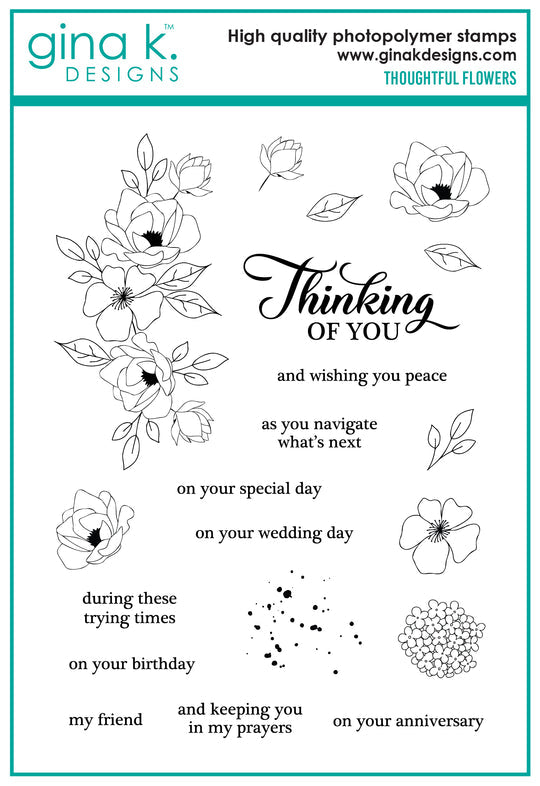 Thoughtful Flowers Stamp Set