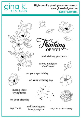 Thoughtful Flowers Stamp Set