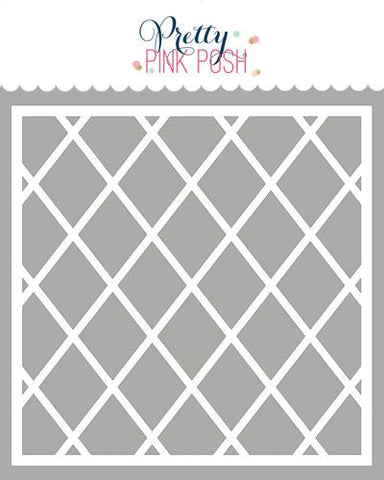 Diamond Grid Stencil