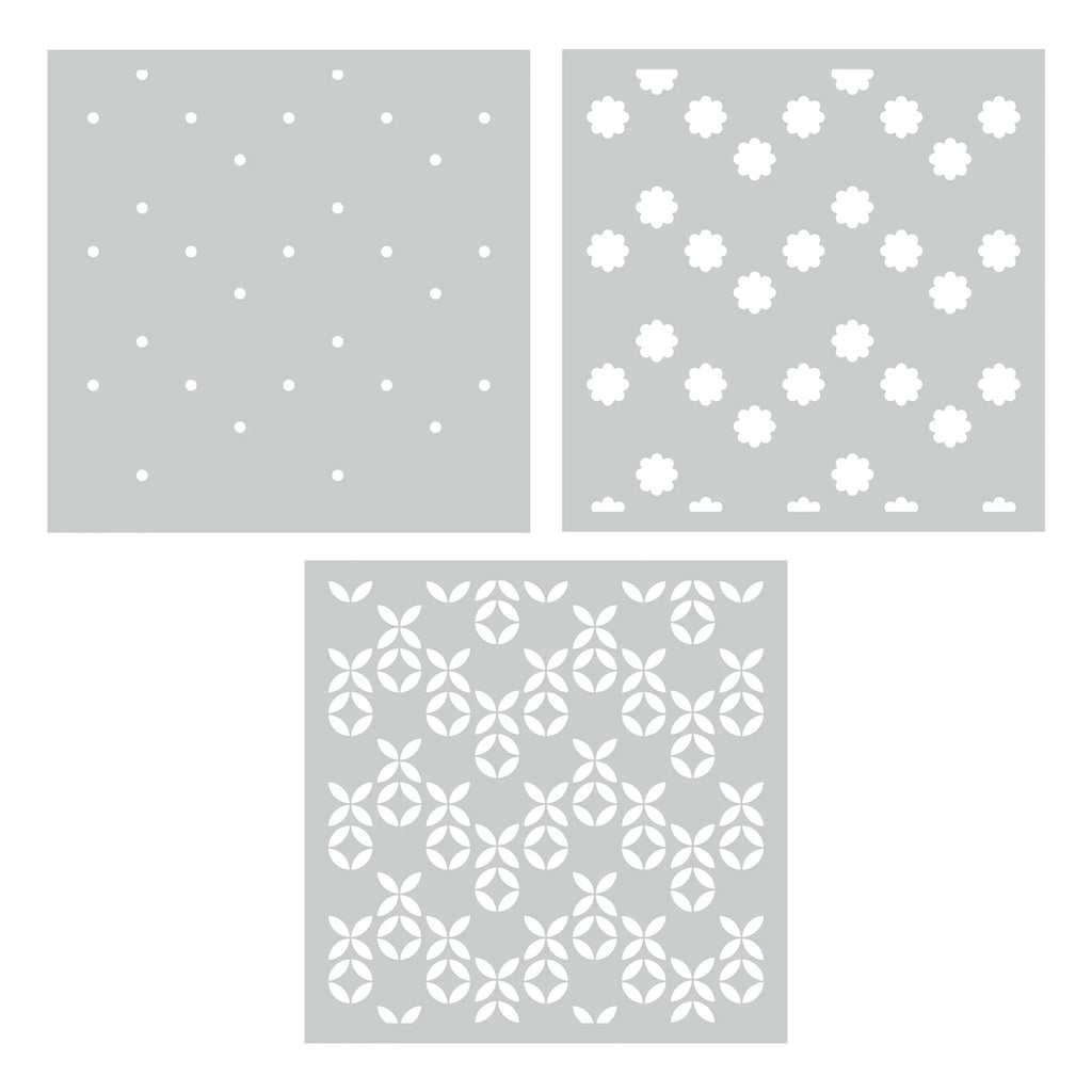 Time to Bloom Layered Stencils (set of 3)
