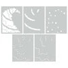Tipsy Tree Layered Stencils (set of 5)