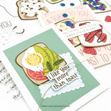 Toast Time Stamp Set (4" x 6")