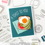 Toast Time Stamp Set (4" x 6")