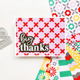 3 Times the Thanks Sentiments Stamp Set
