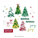 Triple-step Evergreen Stamp Set (4 x 8)