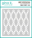 Twirl-it-Rope Stencil
