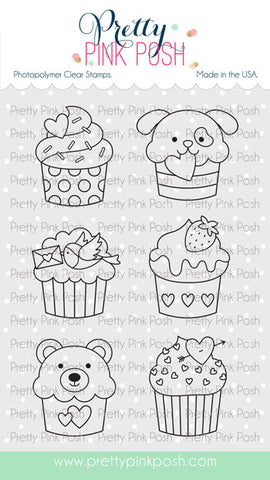 Valentine Cupcakes Stamp Set