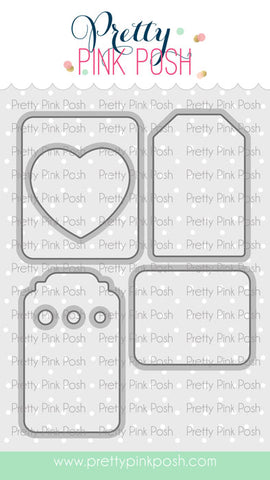 Valentine Tags Coor Die Set