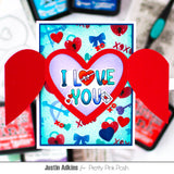 Valentine Word Scenes Stamp Set