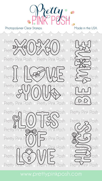 Valentine Word Scenes Stamp Set